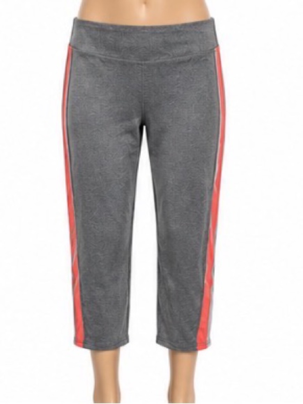 Gray & Coral Athletic Capri Leggings
Size: L